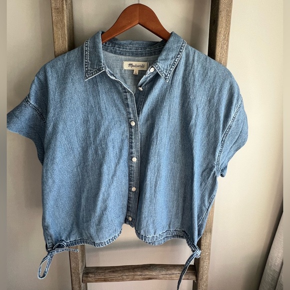 Madewell Tops - Madewell Light Blue Denim Shirt